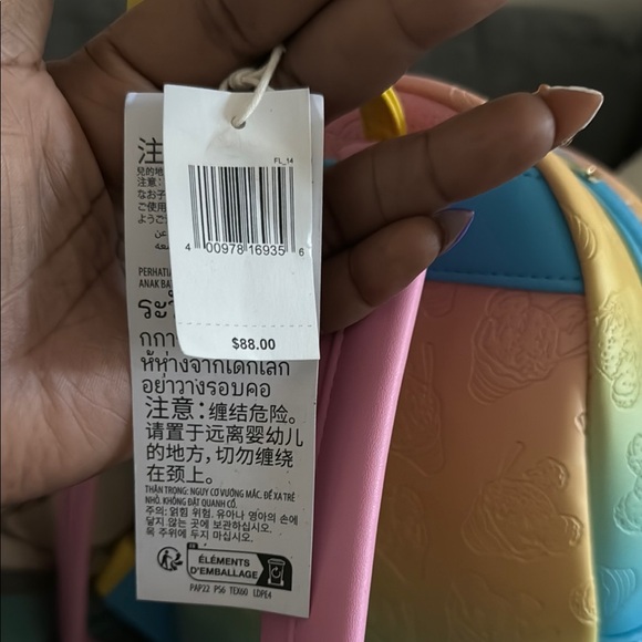 Loungefly Disney Pastel Ice Cream Backpack - Picture 2 of 5